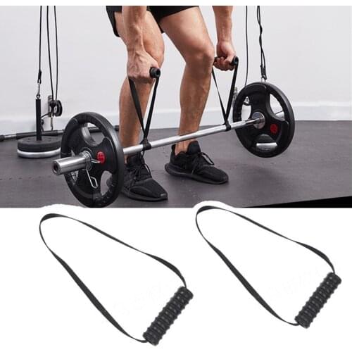1 Pair Gym Handle Grips for Home Gym Pull-up Bars Barbells and Pulling Machines Strength Trainer Fitness Equipment Accessories