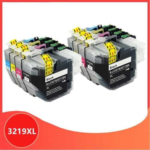 8PC LC3219 LC3219XL Full Ink Cartridge For Brother MFC-J5330DW J5335DW J5730DW J5930DW J6530DW J6935DW Printer lc3217