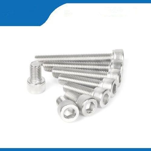 Free shipping 50PCS DIN912 M3*4/6/8/12/14/16/20 304 stainless steel hex hexagon socket cap head screw with good quality