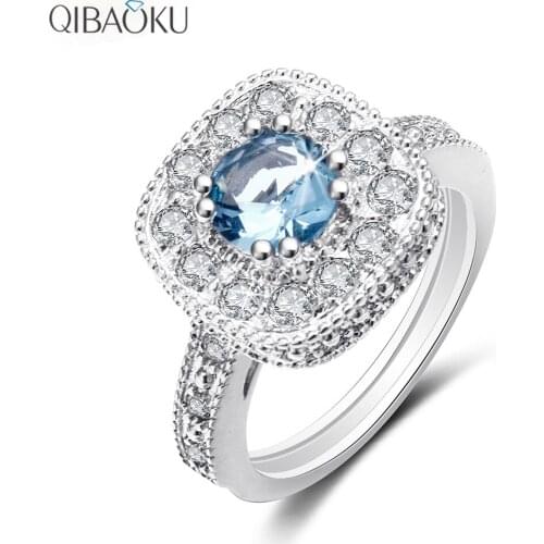 Shiny Classic Ring with Stone AAA Zircon Rings Womens Engagement for Lovers Jewelry Wedding Luxury Ring Gift