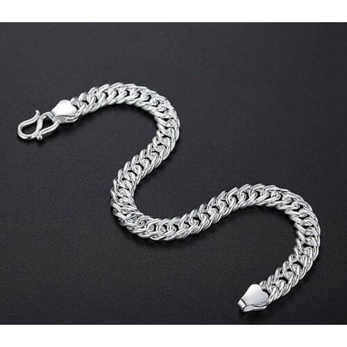 Bracelet for Men Women Curb Cuban Link Chain Mens Womens Bracelets Chains Jewelry for Men