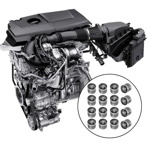 16Pieces Engine Valve Hydraulic Lifters Replacement Accessories Adjusters for Kia 1.5L 1.6L G4FK G4ED 2223137100 06828002686