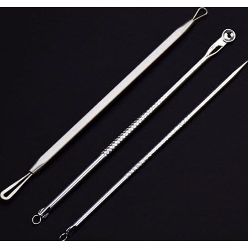 2/3/4/5Pcs Blackhead Extractor Comedone Acne Blemish Black Head Remover Cosmetic Acne Needle Remove Tool Face Care Cleaning