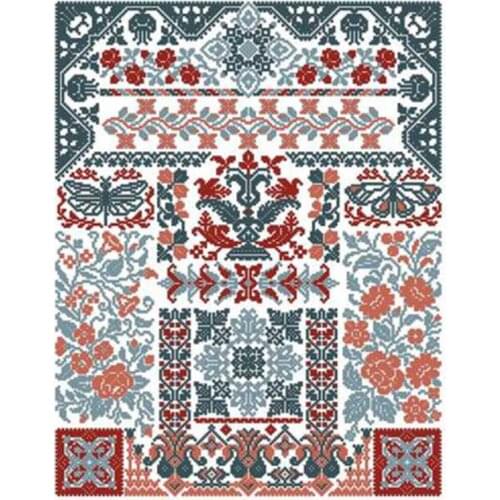 Rose and dragonfly patterns Counted Cross Stitch 11CT 14CT 18CT DIY Chinese Cross Stitch Kits Embroidery Needlework Sets