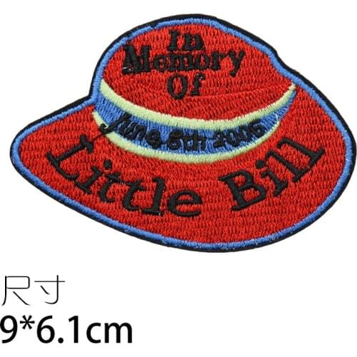 Custom embroidery Patches Iron On Embroidered Patch for promotional gift Customize your own patch fashion factory direct no MOQ