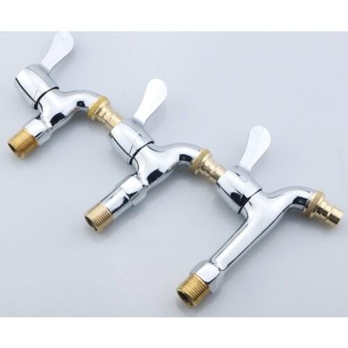 Wall Mounted Bathroom Mop Tap Brass Faucet Single Cold Water Tape for Kitchen Sink Mop Pool Washing Machine Toilet Cold Bibcock