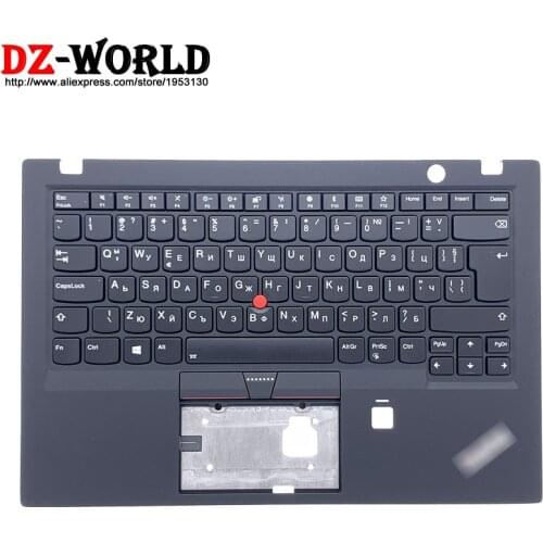 New Original Palmrest Upper Case With Bulgarian Backlit Keyboard for Lenovo Thinkpad X1 Carbon 5th Gen Laptop C Cover 01LX504