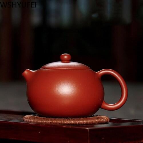 Yixing Authentic Dahongpao Tea pot Boutique Purple Clay xishi Teapot Ore beauty filter kettle Master handmade Teaware 220ml