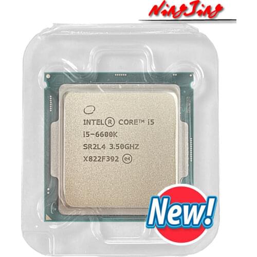 Intel Core i5-6600K i5 6600K i5 6600 K 3.5 GHz Quad-Core Quad-Thread CPU Processor 6M 91W LGA 1151 New but without cooler