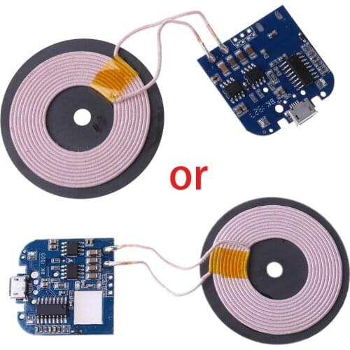 Qi Wireless Charging Module Standard Receiver Charger Board for Universal USB Port Mobile Phones Electronic Devices 5V 2A 5W