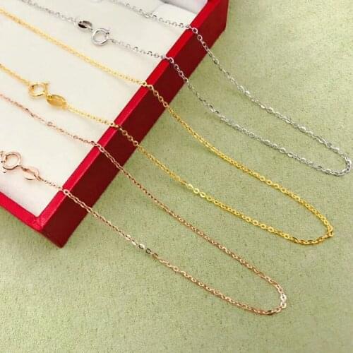 SHILOVEM 18k gold necklace fine Jewelry women wedding plant wholesale new gift xl001