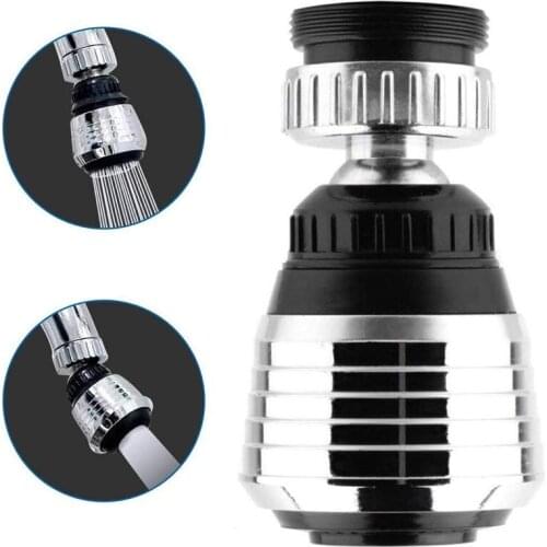 Water Faucet 360 Degree Swivel Kitchen Faucet Aerator Adjustable Dual Mode Bathroom Shower Head Filter Nozzle Water Saving Spray