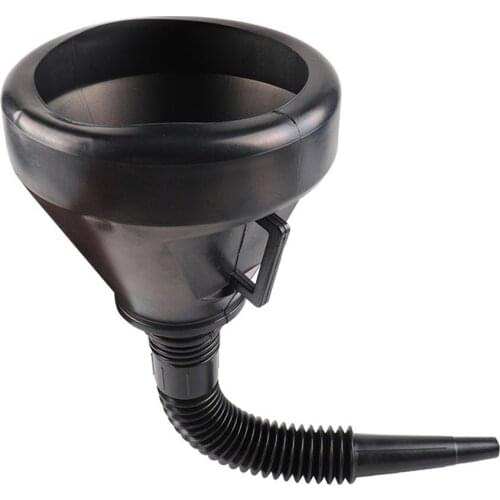 Universal Car Funnel with Soft Tube Plastic Funnel Can Spout For Oil Water Fuel Petrol Gasoline Car Accessories