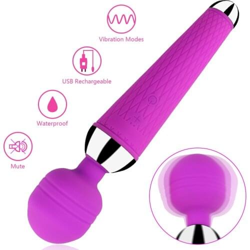 AV Magic Wand Vibrator Body Massager Oral Clit Vibrators for Women Clitoris Stimulate Female Sex Products Erotic Toys for Adults