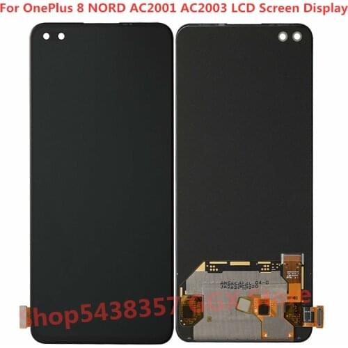 6.44"Original Amoled For OnePlus 8 NORD 5G AC2001 AC2003 LCD Screen Display Touch Panel Digitizer