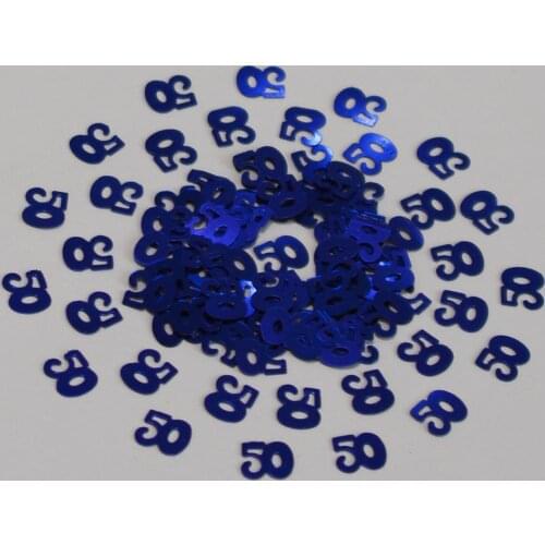 150g Blue Number Digital 13 16 18 20 21 30 40 60 70 80 Happy Birthday Confetti Birthday Party Table Scatters Sprinkle Decoration