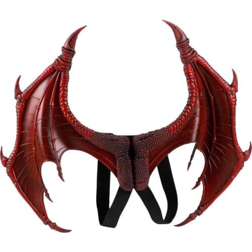 4 Colors Halloween 3D Dragon Wings Carnival Dragon Costume Party Cosplay Wings Prop Decor Mardi Gras Dragon Wings Props Costume