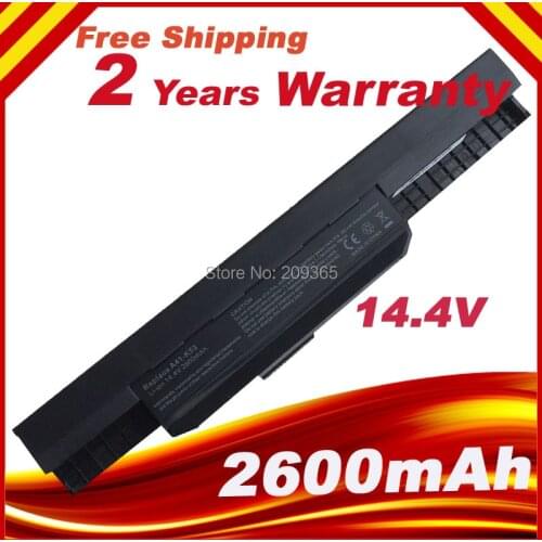 14.4V Laptop Battery A32-K53 for ASUS A43E A53S K43E K43U K43S X54 X54H K43SJ X54C X84 K53S K53 K53SV K53T K53E K53SD X44H