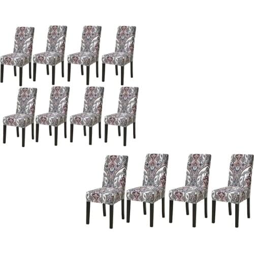 Chair Covers,Stretch Removable Washable Kitchen Chair Covers Protector for Dining Room,Hotel,Ceremony