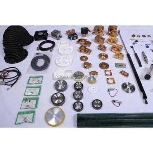 WEDM-LS Wire Cutting Machine Parts Wire Guide Roller Nozzle Brass Plate Inflatable seal for MITSUBISHI EDM Machine