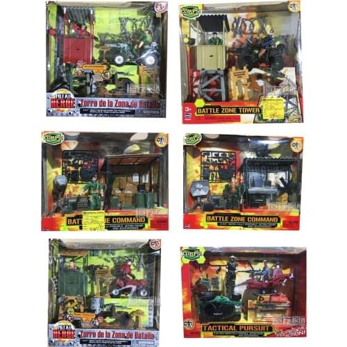 Special Forces Scale 1:18 Battle Zone Tower Tactical Pursuit Joints Movable Action Figure Model Ornaments Toys Boy Gifts