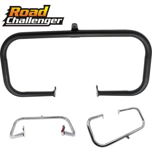 Chrome Highway Engine Guard Crash Bar Guard Bumper Protection for Harley Touring Road King Street Glide 09-17