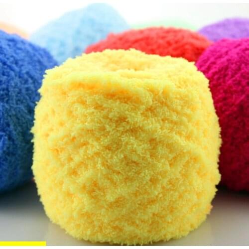 5 Balls/500g Three Strands Towel Line Coral Cashmere Scarves Coarse Wool Baby Knitting Yarn Plush Velvet DIY For Knitting Hand