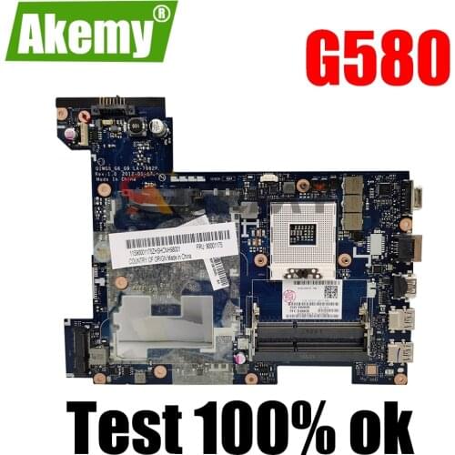 Laptop motherboard For LENOVO Ideapad G580 Mainboard 11S90000119 LA-7982P DDR3