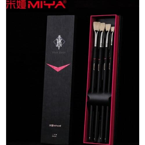 Miya Bristle Nylon Hair Acrylic And Oil Brushes For Drawing Painting 11Pcs Aquarelle Gouache Paint Brush Pen Set Art Supplies