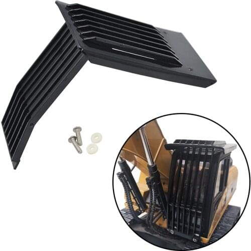 Upgrade Huina 1550 1580 Cab Protective Metal Cover For 1/14 RC Excavator Truck Loader Parts