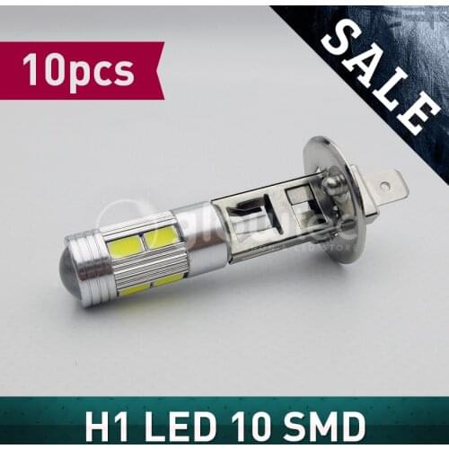 WHOLESALE 10PCS H1 10 SMD 10SMD Bright 5630 Car Auto Fog Light Bulb Lamp DC12V GLOWTEC