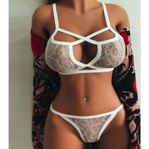 Sexy Bras For Women Bandage Push Up Bras Corsets Bralette Bustier Crop Top Unpadded Bra Erotic Lingerie Underwear Sets 5G