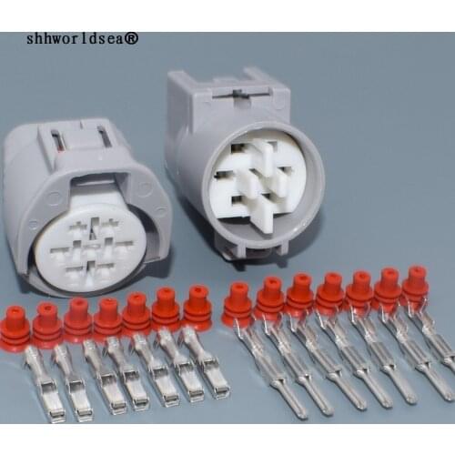 Shhworldsea 7 pin is equipped with a waterproof jacket hole connectors car connector terminals 6189-0127 6188-0067