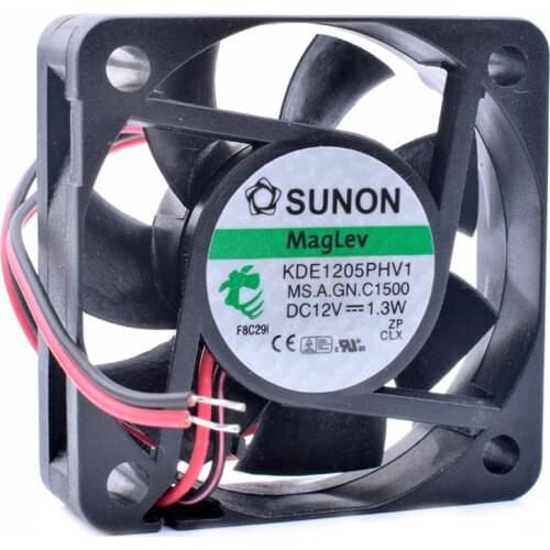 Brand new original KDE1205PHV1 5cm 5015 50x50x15mm 12V 1.3W magnetic suspension bearing cooling fan