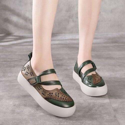 YIKUO Women's Shoes With A Strap