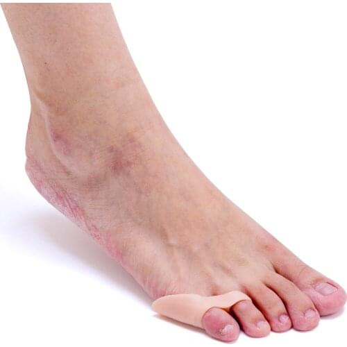 1 Pair Gel Little/Pinky Toe Straightener Separators Bunion Corrector Skin Feet Care Foot Pain Easese