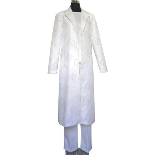 2018 Steins Gate Cosplay Okabe Lab Coat Costume