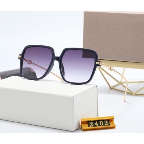 2021 Luxury Square Sunglasses Women Brand Designer Retro Clear Gradient Sun Glasses Female Oversized Black Shades Oculos UV400