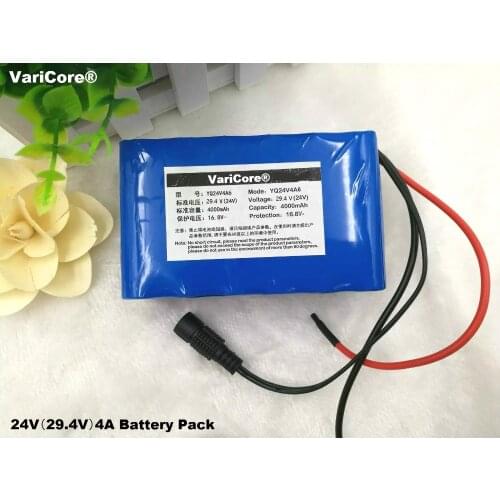 24V 7S2P 4000mah 4AH 18650 Battery Pack / LED lamps using alternate power supply / electric bicycle batteries +29.4V 2A charger