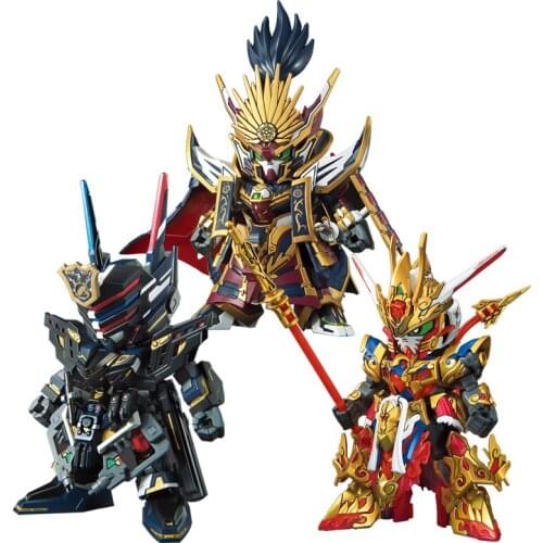 Bandai Genuine Anime SD GUNDAM WORLD HEROS 8cm Figures OZ-13MS Epyon Gundam Sergeant Verde Buster Gundam Model Toy Gifts