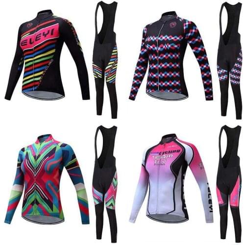 Free Shipping Women Road Bike Clothing Sport Suit 2021 Cycling Jersey Set Fall Kit Female Bicycle Clothes MTB Dress Uniform Wear