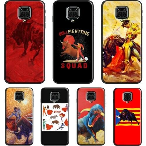Bullfight Bull Fight Case For Xiaomi Redmi Note 10 Pro 7 8 9S 8T Note 9 Pro Back Cover For Redmi 9A 9C 9T 7A 8A