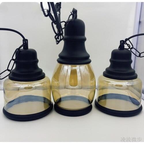 Nordic led crystal led stone hanging lamp lustre pendente retro lamp modern led chandelier dining rooom livingroom