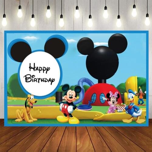 Minnie Mouse Birthday Party Photo Customizable Photography Backgrounds Vinyl Cloth Backdrop for Baby Shower Wedding Backdrop