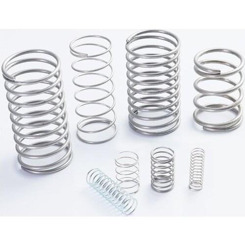 10PCS 0.5x12mm, Wire Diameter 0.5mm Out Diameter 12mm, 304 Stainless Steel Compression Spring, Length 10-50mm