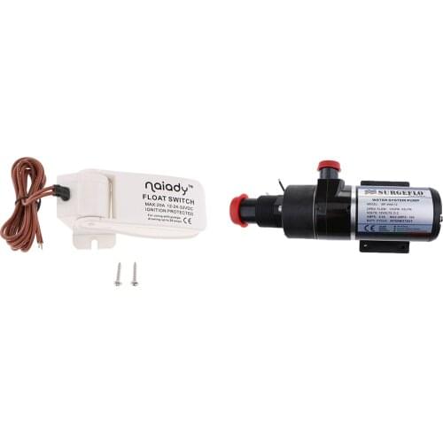 12V Marine Macerator Water Waste Pump 45 LPM 12GPM with Boat Float Switch FOR Boat RV Trailer Camper