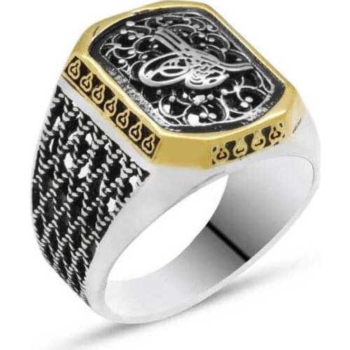 Silver Tuğralı Male Ring