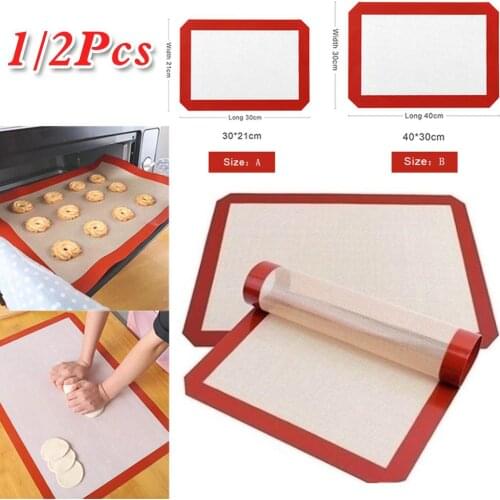 Durable Silicone Baking Mat Non-Stick Cookies Sheet Oven Mat Healthy Homewares drop shipping 40P