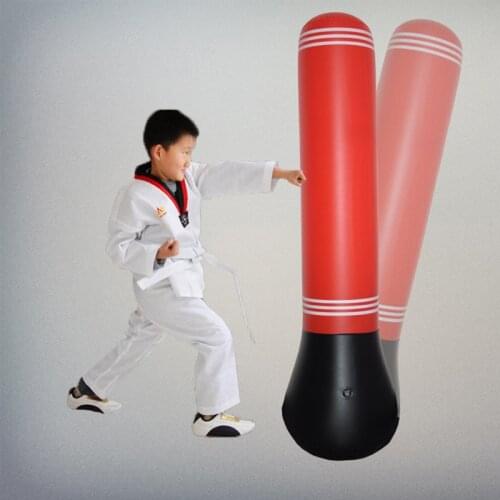 Fitness pvc thickening childrens inflatable vertical tumbler sandbag sandbag inflatable cathartic blow column boxing column