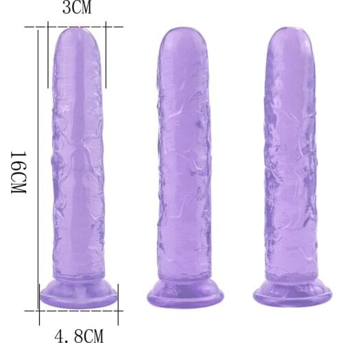 Real Dick With Suction Cup NO Vibrator Sex Toys for Woman Female Masturbator Mini Penis Realistic Dildo Artificial Cock